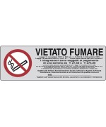 Ferramenta1.com | Etichetta adesiva 150x50 vietato fumare - PZ 10
