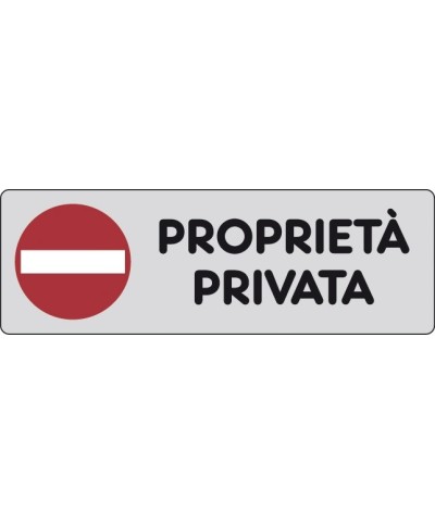 Ferramenta1.com | Etichetta adesiva 150x50 proprieta privata - PZ 10