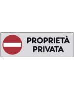 Ferramenta1.com | Etichetta adesiva 150x50 proprieta privata - PZ 10