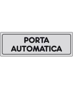 Ferramenta1.com | Etichetta adesiva 150x50 porta automatica - PZ 10