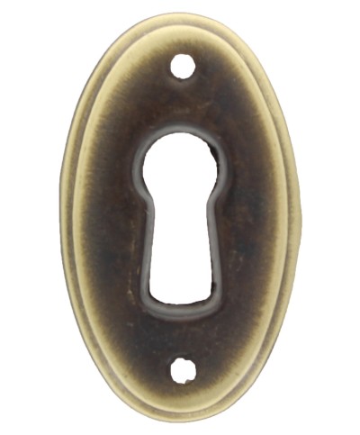 Ferramenta1.com | Bocchetta ottone 30625 22x37 mm bron sfum* - PZ 50