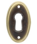 Ferramenta1.com | Bocchetta ottone 30625 22x37 mm bron sfum* - PZ 50