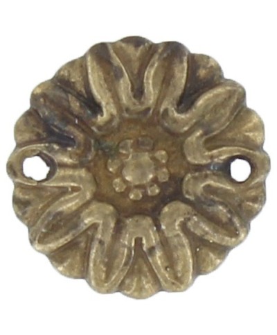 Ferramenta1.com | Borchia ottone 45230 d 23 mm anticato** - PZ 50