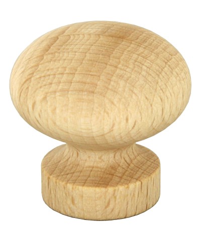 Ferramenta1.com | Pomolo legno grezzo 101/c d 30 mm - PZ 25