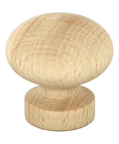 Ferramenta1.com | Pomolo legno grezzo 101/a d 38 mm - PZ 25