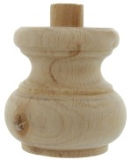 Ferramenta1.com | Piede in legno ontano 53008 80x75 mm - PZ 8