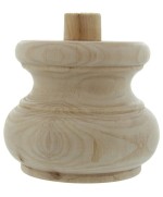 Ferramenta1.com | Piede in legno ontano 53008 95x75 mm - PZ 8