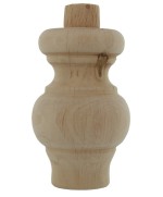 Ferramenta1.com | Piede in legno ontano 53009 64x 95 mm - PZ 8