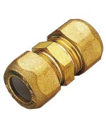 Ferramenta1.com | Raccordo ottone diritto doppio bicono 10x3/8 - PZ 10