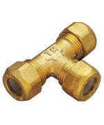 Ferramenta1.com | Tee ottone tre biconi 14x1/2 - PZ 5