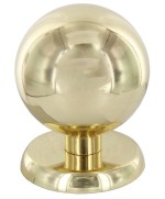 Ferramenta1.com | Pomolo ottone sferico d 70 mm lucido - PZ 2