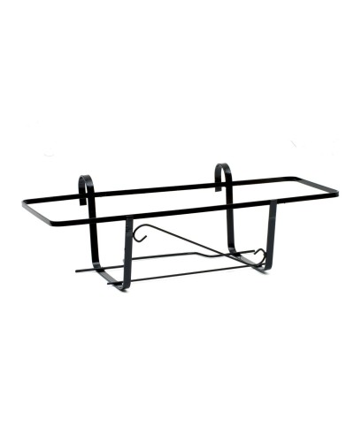 Ferramenta1.com | Fioriera da balcone tipo napoli 60 cm nero - PZ 5