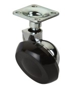 Ferramenta1.com | Ruota semisferica d 40 mm con piastra cromo** - PZ 4