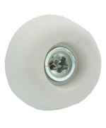 Ferramenta1.com | Sottosedia a cono con vite bianco 25 mm conf 8 pz* - CF 20