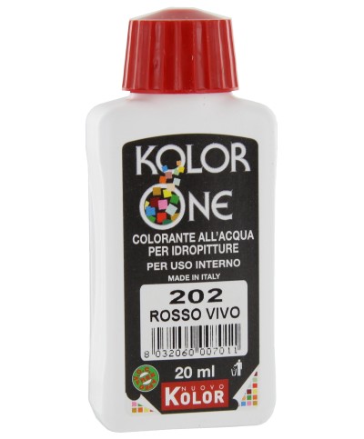 Ferramenta1.com | Colorante kolor one 20 ml rosso vivo 202 - PZ 12