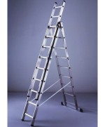 Ferramenta1.com | Scala all. facal stilo  9+ 9+ 9 gradini h 258-684 cm - PZ 1