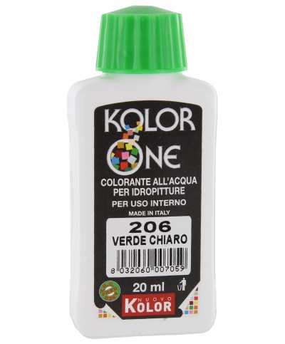 Ferramenta1.com | Colorante kolor one 20 ml verde chiaro 206 - PZ 12