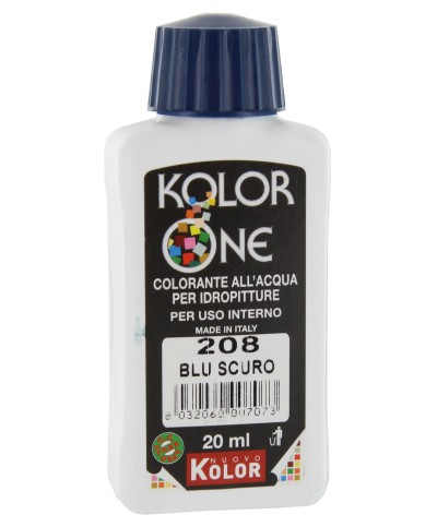 Ferramenta1.com | Colorante kolor one 20 ml blu scuro 208 - PZ 12