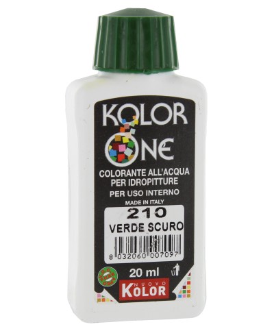 Ferramenta1.com | Colorante kolor one 20 ml verde scuro 210 - PZ 12