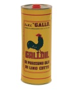Ferramenta1.com | Olio di lino cotto puro 1 l latta gialla - PZ 12