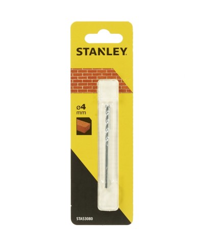 Ferramenta1.com | Piranha stanley sta53080 (x53080) punta muratura 4 mm - PZ 1