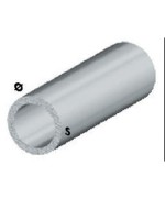 Ferramenta1.com | Profilo argento h.100 cm tubo tondo 18x1 mm - PZ 5