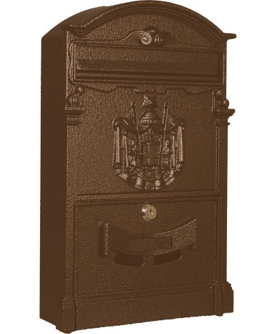 Ferramenta1.com | Cassetta postale regia posta all 26x9x41 cm bronzo - PZ 1