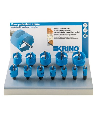 Ferramenta1.com | Espositore frese p/edilizia d 22/65 mm da 12 pz - PZ 1