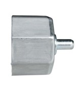 Ferramenta1.com | Calotta acciaio per rullo ottagonale da 60 mm - PZ 20