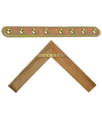 Ferramenta1.com | Piastra 767 diritta acciaio tropic 20x4,0x206 mm - PZ 25