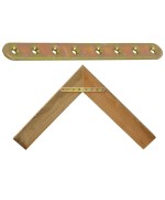 Ferramenta1.com | Piastra 767 diritta acciaio tropic 20x4,0x206 mm - PZ 25