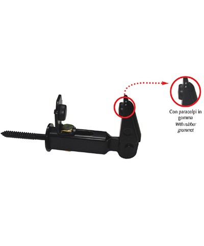 Ferramenta1.com | Fermaimposte in lega per cappotti 1210/p c/vite 120 mm - PZ 10