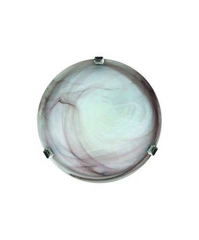 Ferramenta1.com | Plafoniera duna alabastro tabacco d 40 cm - PZ 5