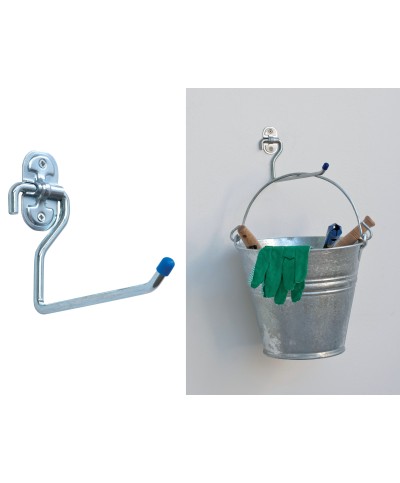 Ferramenta1.com | Gancio zincato 4030 a forma l 150 mm - PZ 10