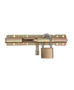Ferramenta1.com | Catenaccio portalucchetto 263 a zinc 12x195 mm - PZ 2