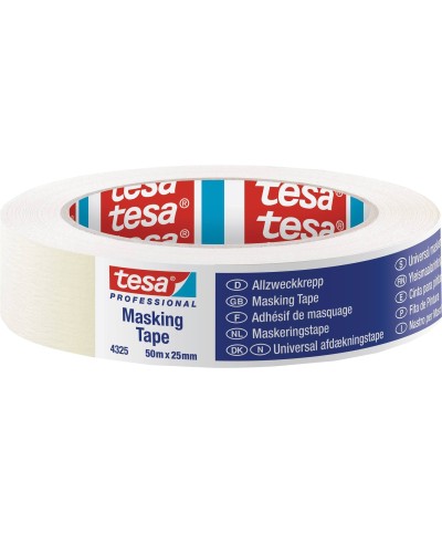 Ferramenta1.com | Nastro maschera edilizia tesa 25 mm x 50 m - PZ 72