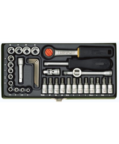 Ferramenta1.com | Chiave a bussola 4/13 mm serie 36 pz proxxon 23080 - CF 1