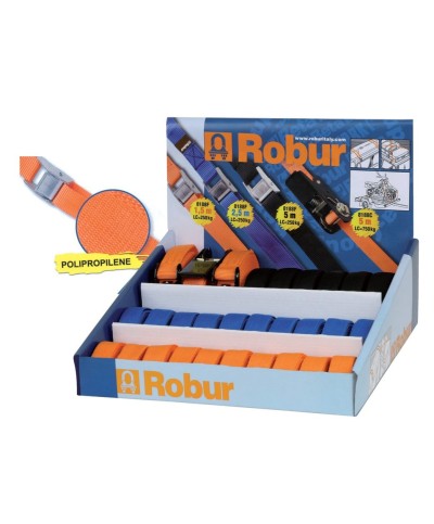 Ferramenta1.com | Robur espositore 29 pz nastro allacciabagagli - CF 1