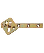 Ferramenta1.com | Cerniera perno eccent piast trop 65 mm grt 2 ante - PZ 24