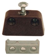 Ferramenta1.com | Giunzione per mobili trapezoidale plast marrone** - PZ 50
