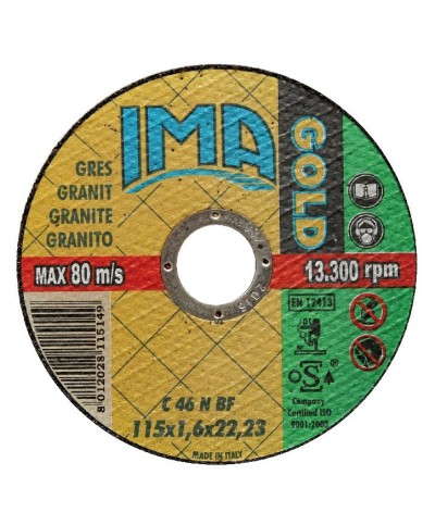 Ferramenta1.com | Ima disco p/ceramica gold piano d 115x1,6 mm - PZ 50