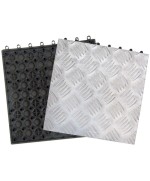 Ferramenta1.com | Piastrella alluminio antiscivolo cm.30x30 - PZ 10