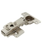 Ferramenta1.com | Cerniera ammortiz d 35 nichel collo  0 c/basetta - PZ 20