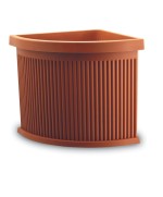 Ferramenta1.com | Vaso in plastica ionio con sottovaso - PZ 1