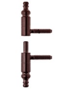 Ferramenta1.com | Cerniera anuba acciaio bronzato barocco 14 mm* - PZ 50