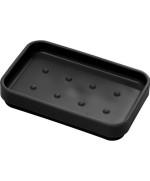 Ferramenta1.com | Gedy 6312 seventy portasapone nero opaco - PZ 8