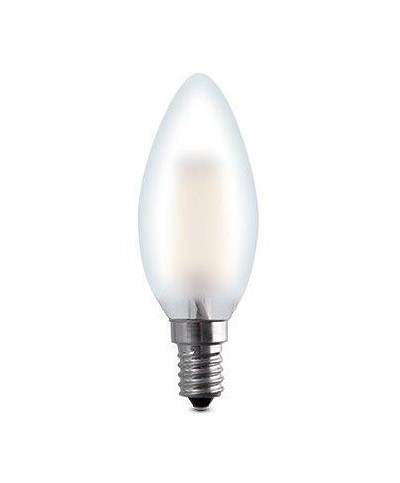 Ferramenta1.com | Led candela  4w e14 2700k  470 lm filam satin - PZ 10