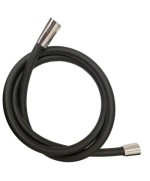 Ferramenta1.com | Flessibile per doccia nero opaco 200 cm - PZ 1