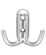 Ferramenta1.com | Appendiabiti a 2 ganci 45x45 mm cromo lucido - PZ 25