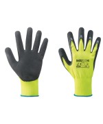 Ferramenta1.com | Guanti nylon/lattice giallo fluo/nero tg.10 - PA 12